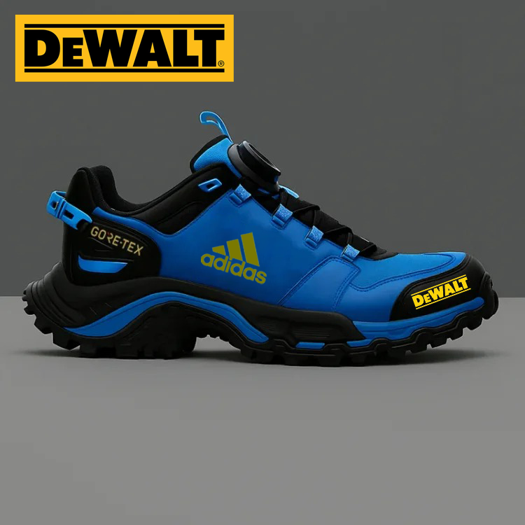 Τα αδιάβροχα παπούτσια από την Adidas® και την DEWALT είναι η ιδανική επιλογή για εργασία και υπαίθριες δραστηριότητες.