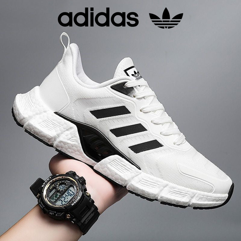 Ανδρικά παπούτσια Adidas με μαλακή σόλα και άνετη αντικραδασμική προστασία.