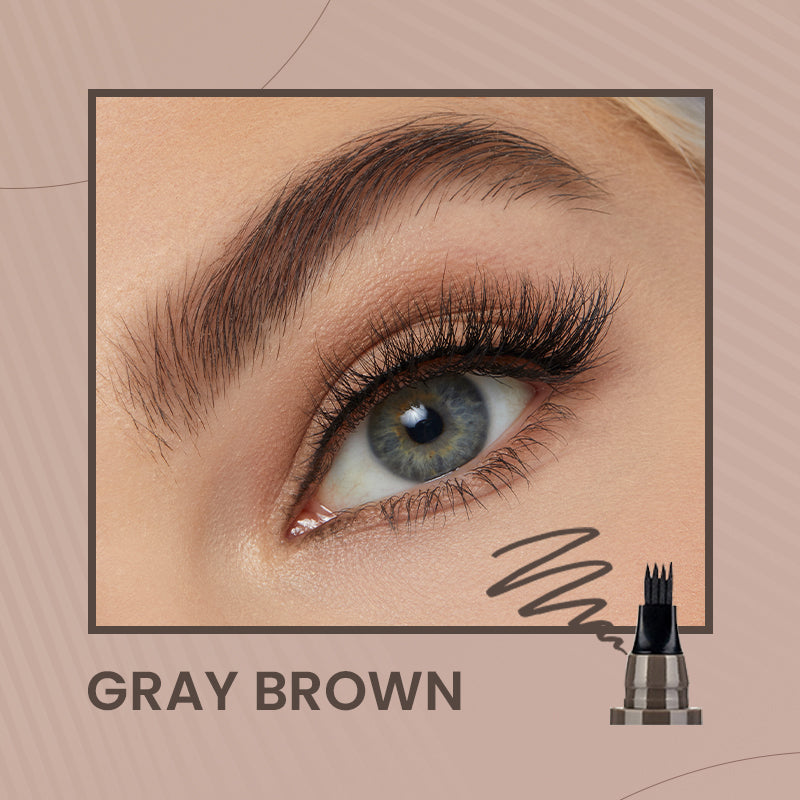 🎁🔥Αδιάβροχο στυλό για γένια και φρύδια με τέσσερις μύτες✨