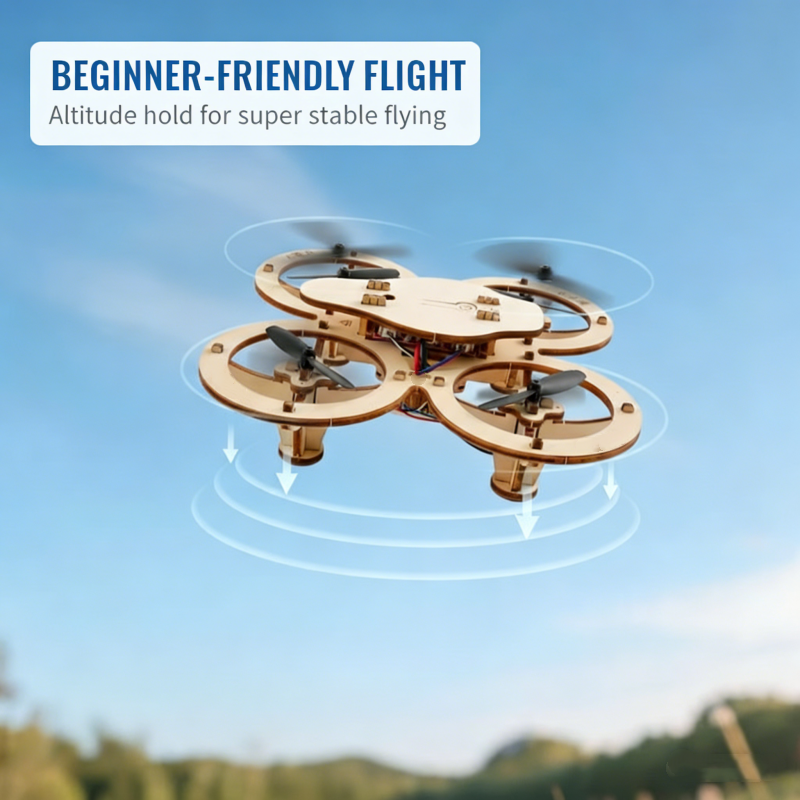 ✈️ Ξύλινο κιτ drone για παιδιά – παιχνίδια STEM, DIY και πτήση | Εκπαιδευτικά παιχνίδια🧩🧠🎁