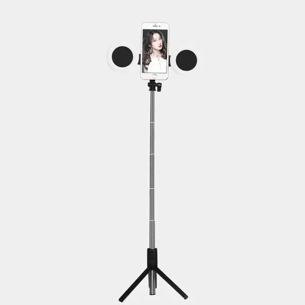 📸✨Αποσπώμενο πολυλειτουργικό selfie stick κινητού τηλεφώνου και βάση