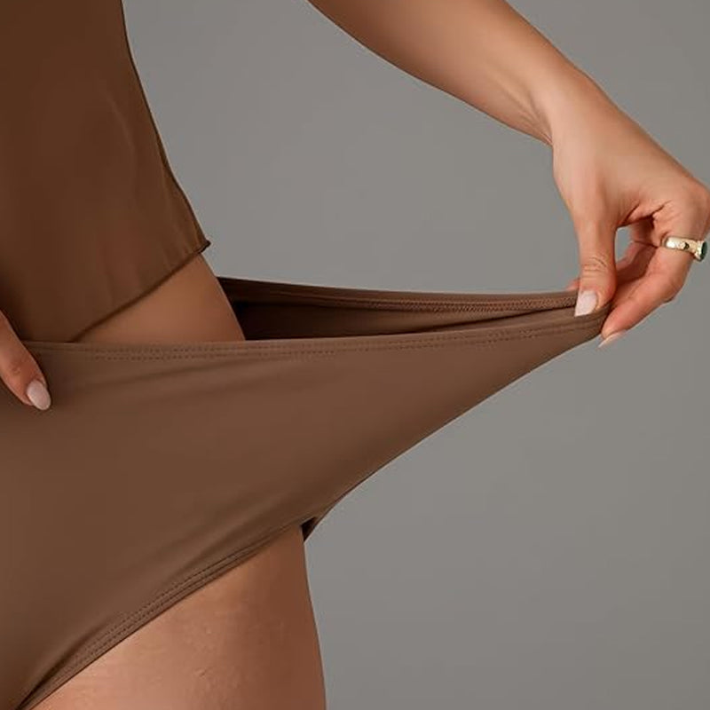 👙 Σετ τανκίνι από mesh - δέσιμο μπροστά και ψηλή μέση, που διαμορφώνει την κοιλιά | Γαλλικό ρετρό μαγιό ☀️🎀🌊